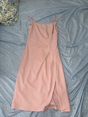 Laundry By Shelli Segal Blush Pink Slip Dress